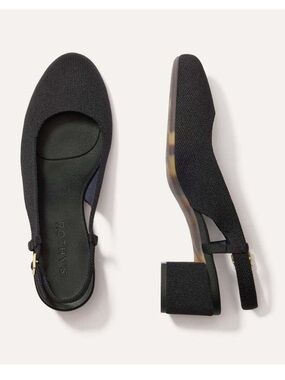 Rothy's The Heel Ballet Slingback Block Heel Pumps